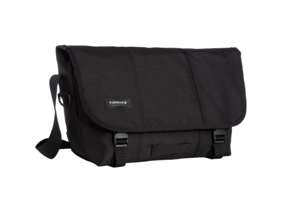 Timbuk2 Classic Carrying Case (Messenger) Bottle, File, Pen, Cell Phone, Accessories - Jet Black|1108-4-6114