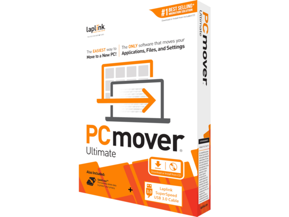 Laplink PCmover v.11.0 Ultimate With SuperSpeed USB 3.0 Cable - 10 PC