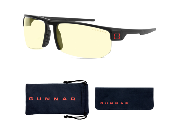 GUNNAR Gaming Glasses - Torpedo, Onyx, Amber Tint|TOR-00101