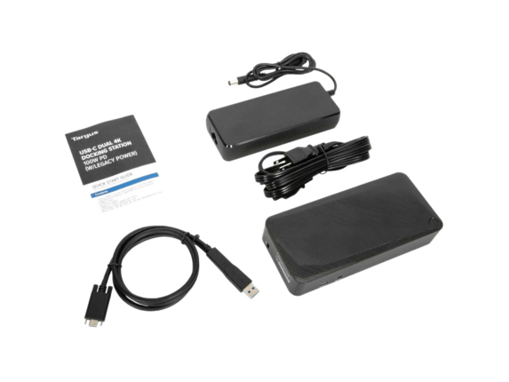 , Targus USB-C Universal DV4K Docking Station with 100W Power Delivery