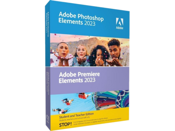 Adobe Photoshop Elements 2023 Student & Teacher Edition & Premiere Elements 2023 Student & Teacher Edition|8NLHX3AG66TX96D