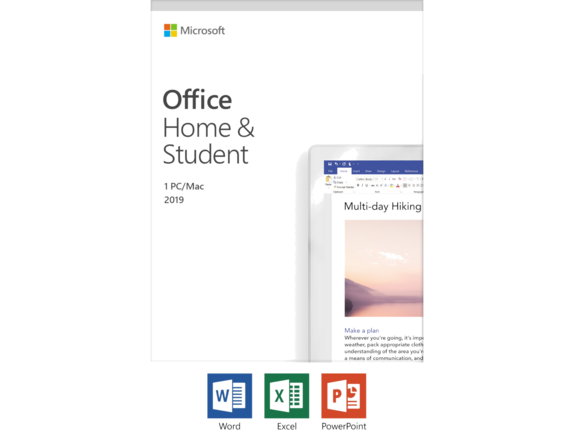 Microsoft Office 2019 Home & Student - License - Windows 10 PC/Mac, 1 Device