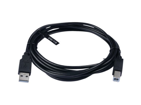 V7 Black USB Cable USB 2.0 A Male to USB 2.0 B Male 3m 10ft