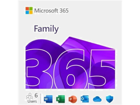 Microsoft 365 Family - Subscription License - 1 Year