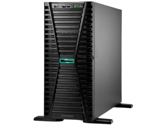 HPE ProLiant ML110 Gen11 Tower Server - Xeon Silver 4410Y - 12 Cores - 32GB RAM - 2x 480GB SSD  - 2x 800W Power