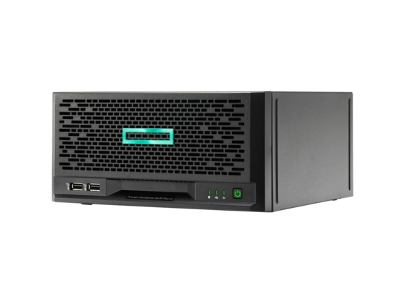 HPE SMART CHOICE ProLiant MicroServer Gen10 Plus v2 Ultra Micro Tower Server - 1 x Intel Xeon E-2314 2.8 GHz - 16 GB RAM - Seria