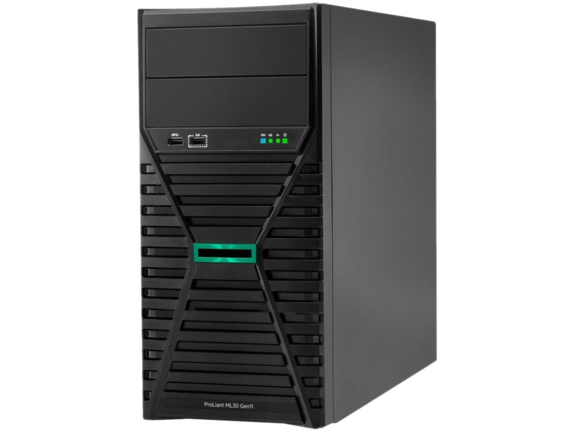 HPE SMART CHOICE ProLiant ML30 G11 4U Tower Server - 1 x Intel Xeon E-2434 3.4 GHz - 32 GB RAM - 4 TB HDD - (2 x 2TB) HDD Conf