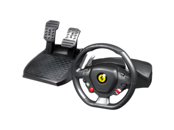 thrustmaster steering wheel 458 italia control panel