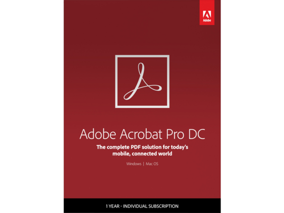 Adobe Acrobat Pro DC - Subscription - 1 Year