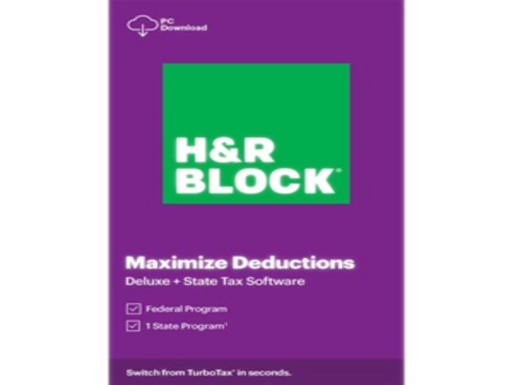 H&R Block 2020 Deluxe + State Tax Software - License - 1 User H&R Block 2020 Deluxe + State Tax Software - License - 1 User