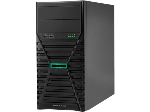 HPE ProLiant ML30 G11 4U Tower Server - 1 x Intel Xeon 6325P 3.50 GHz - 32 GB RAM - 1.92 TB SSD - (2 x 960GB) SSD Configuration